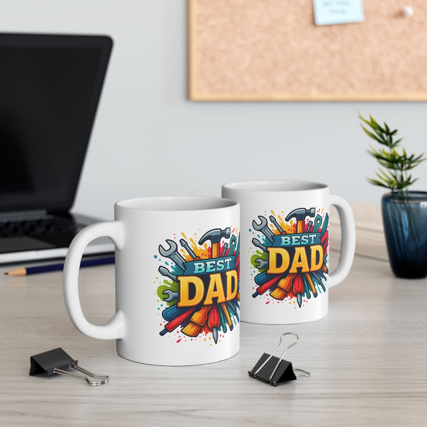 Best Dad - Ceramic Mug, (11oz or 15oz)