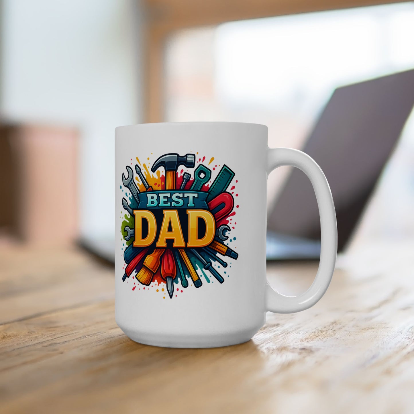 Best Dad - Ceramic Mug, (11oz or 15oz)