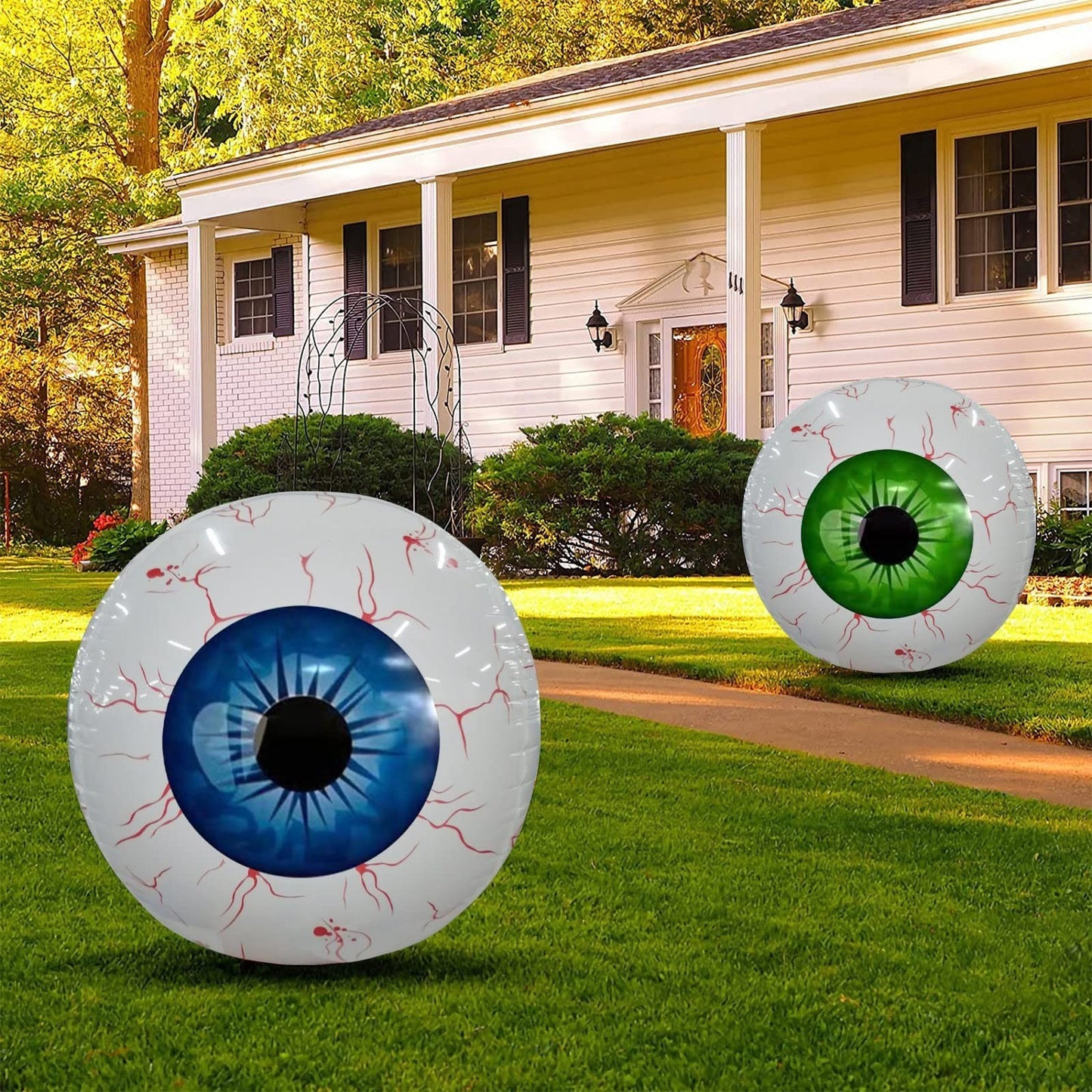 Halloween Eyeball Balloon - Spooky Inflatable Decoration