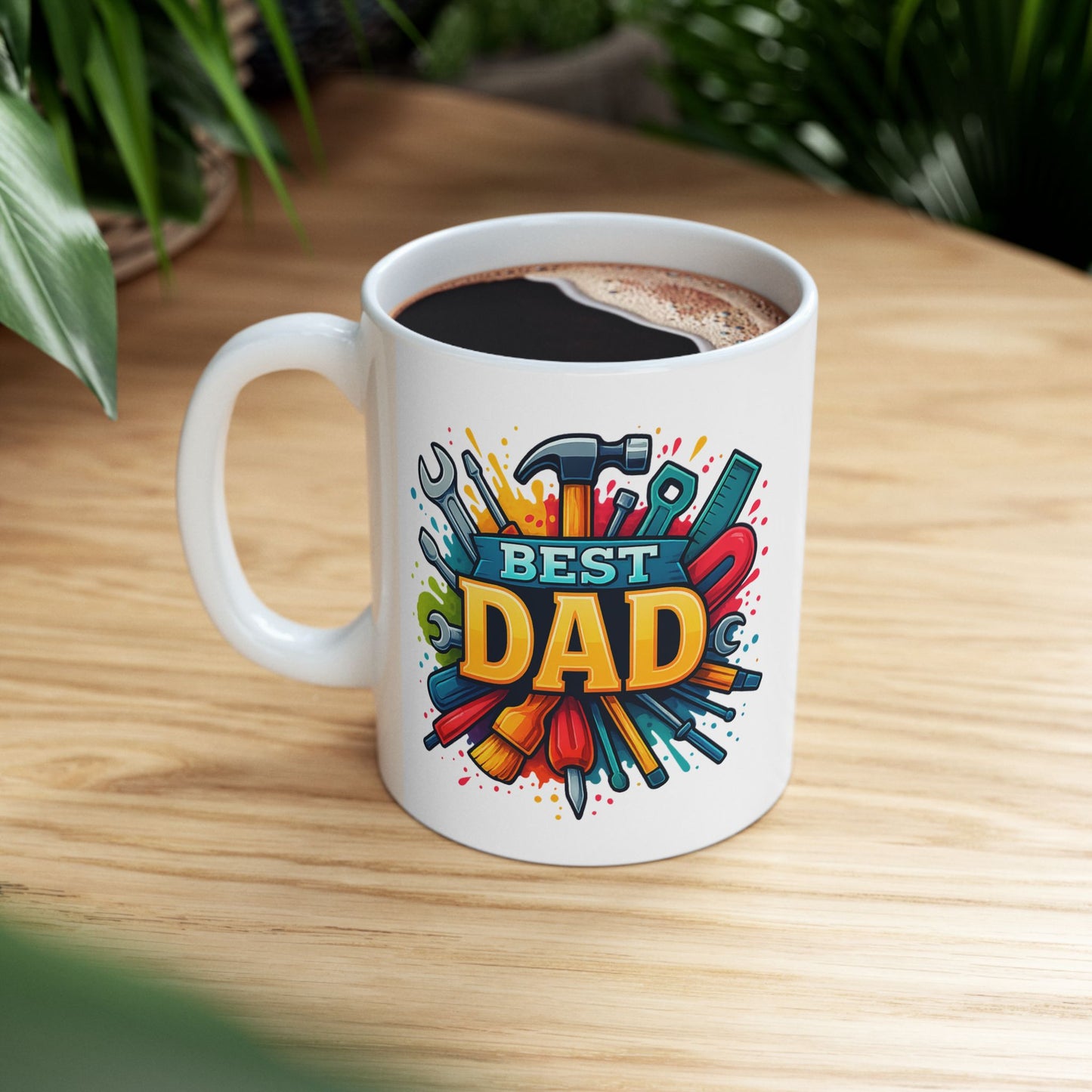Best Dad - Ceramic Mug, (11oz or 15oz)