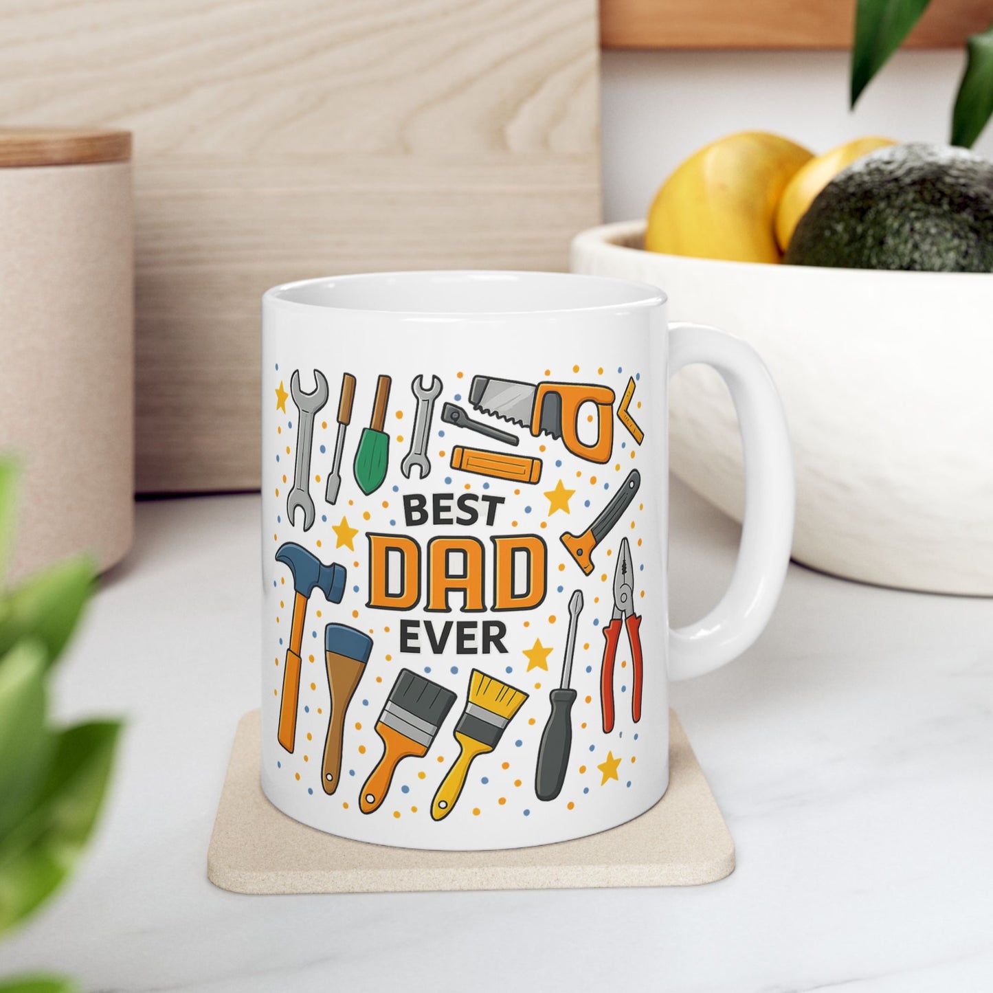 Best Dad Ever - Ceramic Mug, (11oz or 15oz)