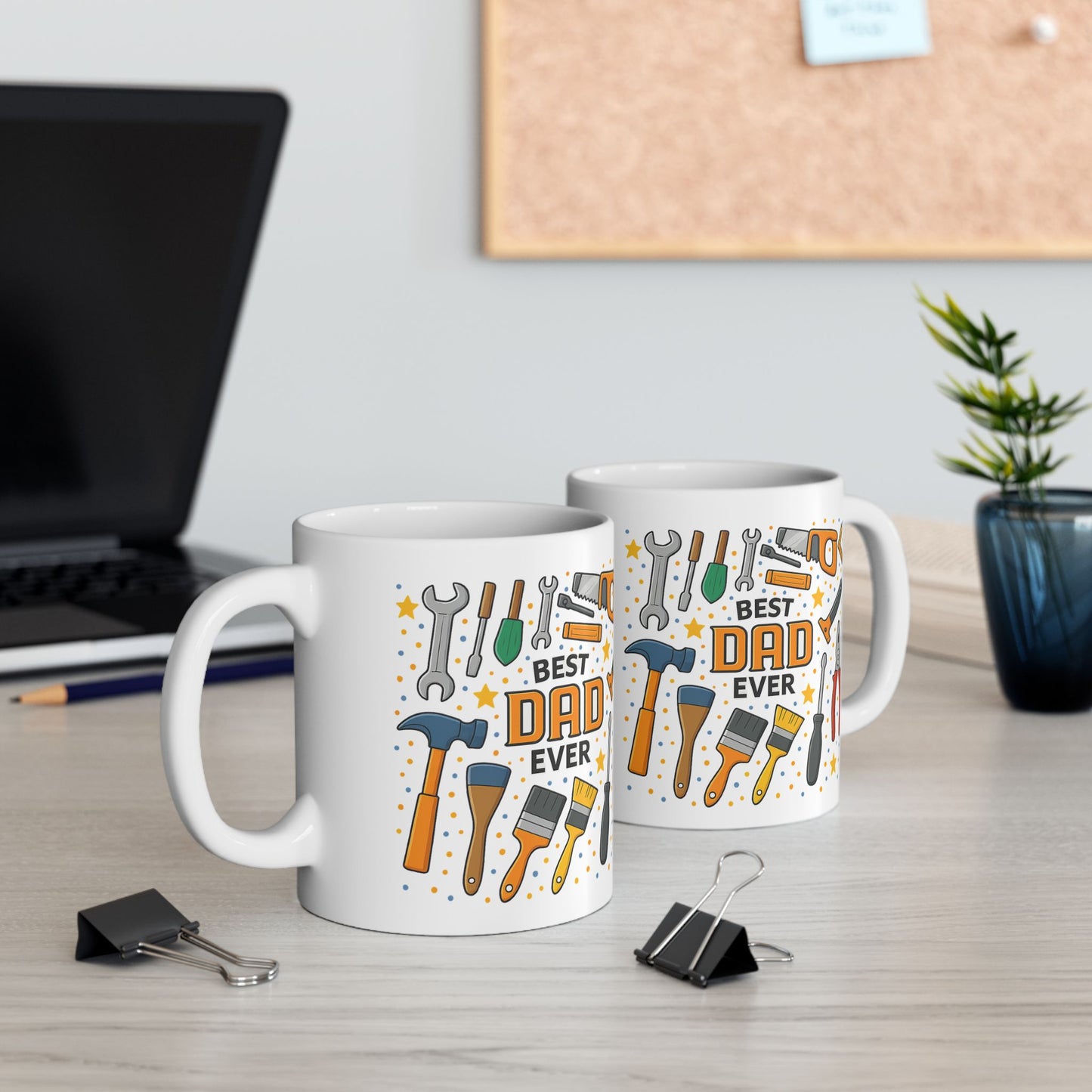 Best Dad Ever - Ceramic Mug, (11oz or 15oz)