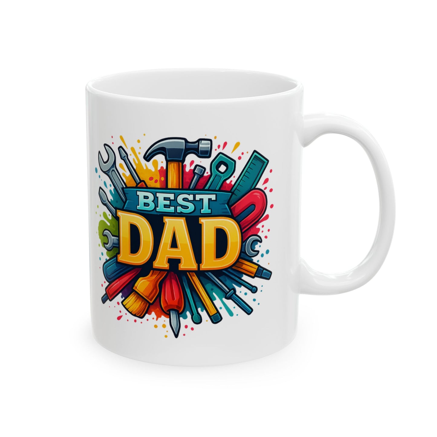 Best Dad - Ceramic Mug, (11oz or 15oz)