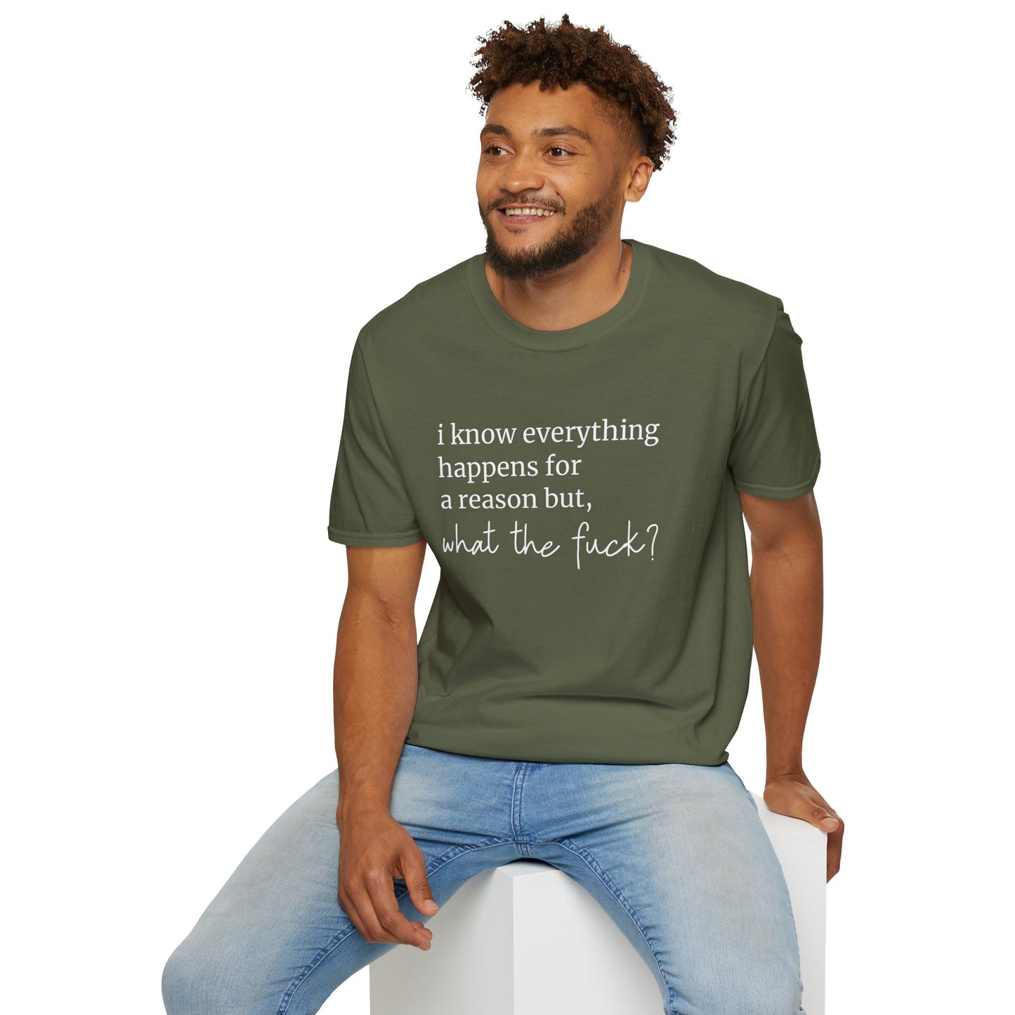 What the Fuck?! - Unisex Softstyle Cotton T-Shirt