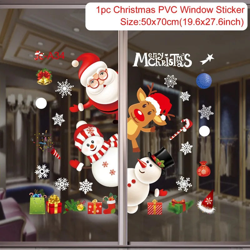 Christmas Window Sticker Decor