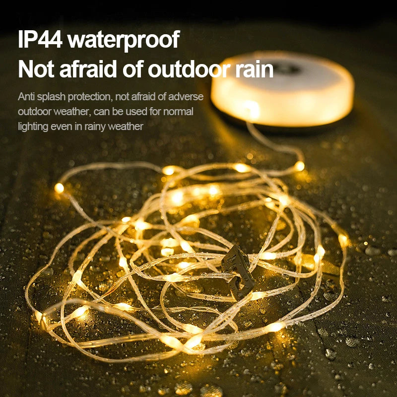 Camping String Light - 10M LED Retractable