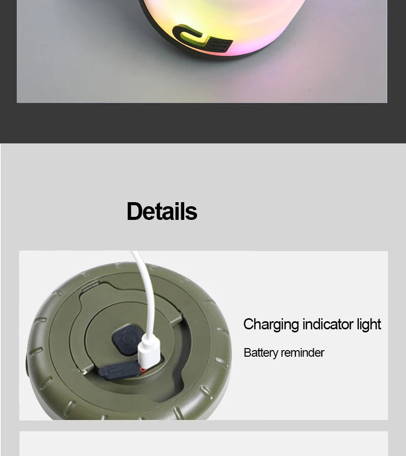 Camping String Light - 10M LED Retractable