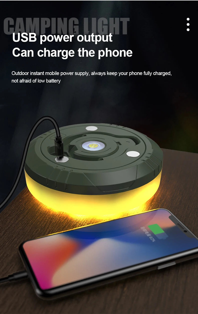 Camping String Light - 10M LED Retractable