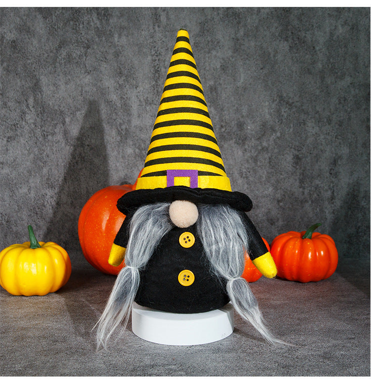 Halloween witch/gnome Doll Ornaments