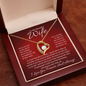 🗽To My Beautiful Wife - "I Love You Forever" - Forever Love Necklace