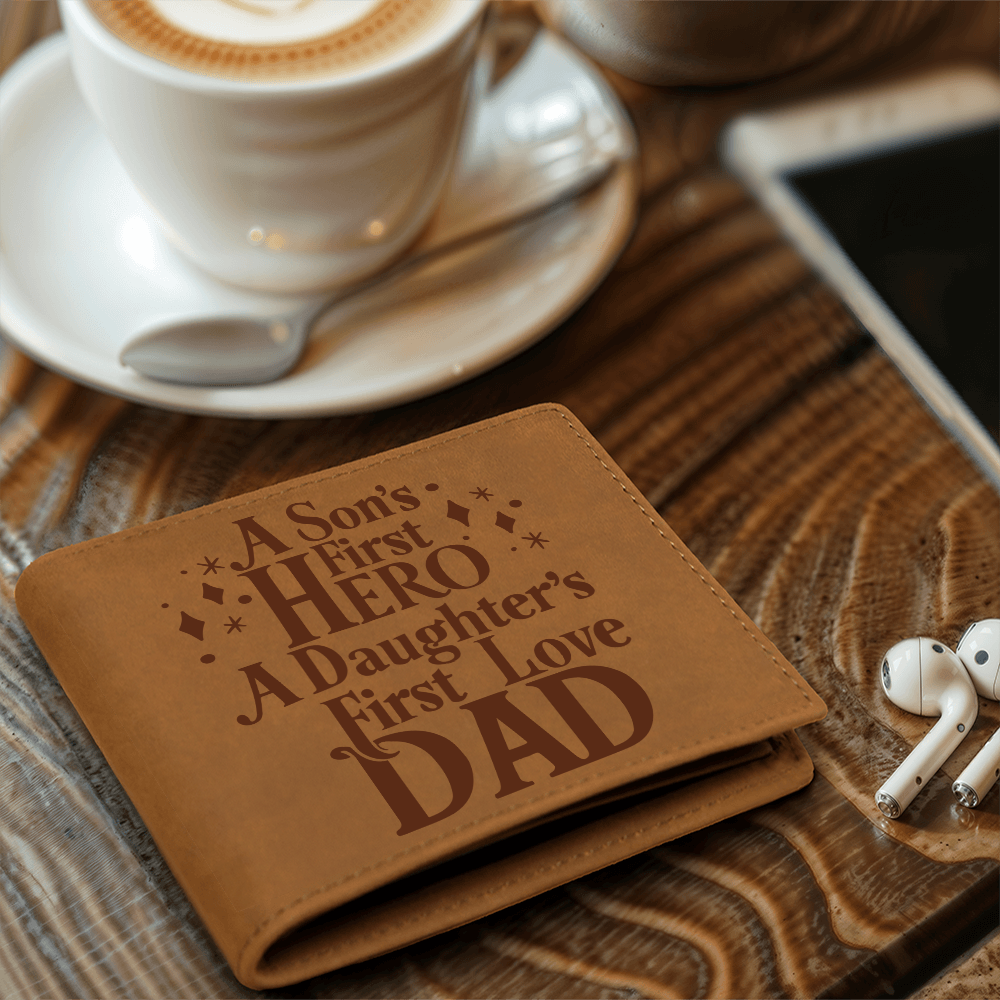 🗽Daughter's First Love/Son's First Hero - Leather Wallet