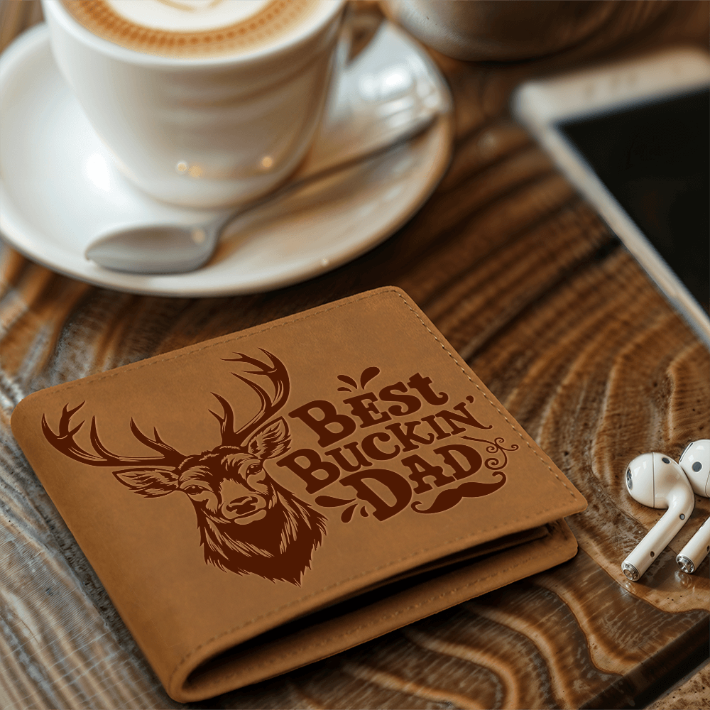 🗽Best Buckin' Dad - Leather Wallet