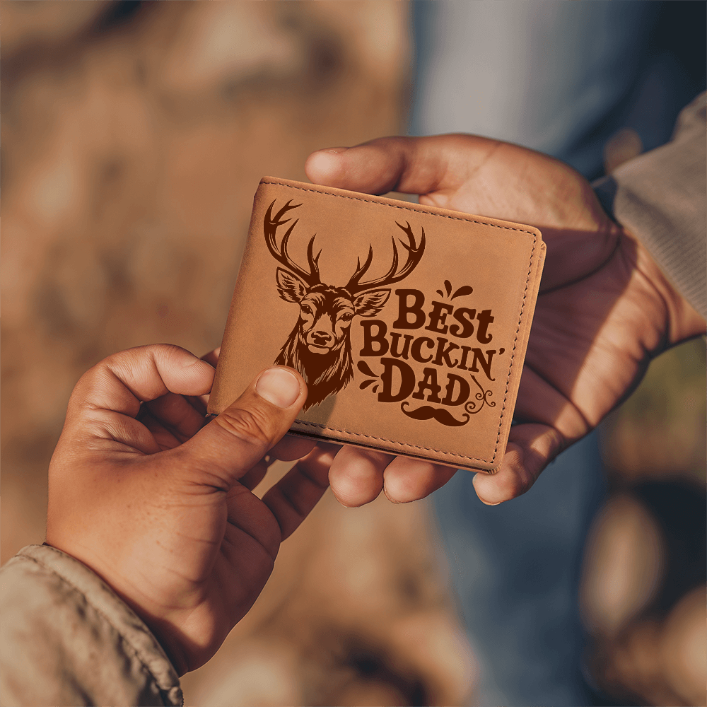 🗽Best Buckin' Dad - Leather Wallet