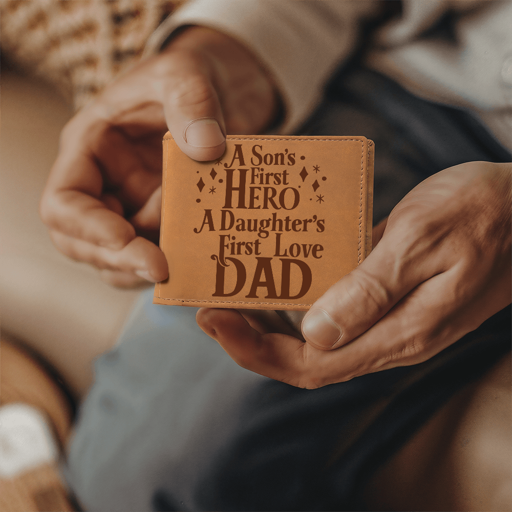 🗽Daughter's First Love/Son's First Hero - Leather Wallet