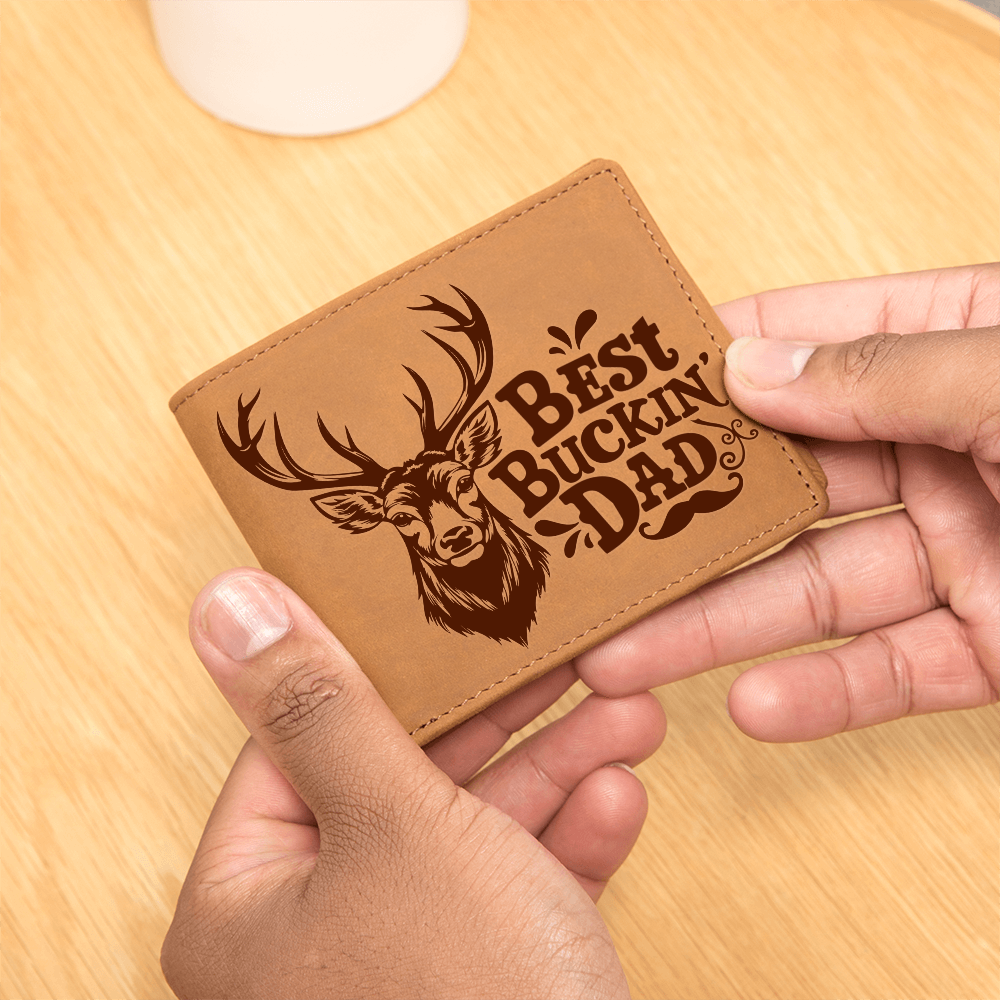 🗽Best Buckin' Dad - Leather Wallet