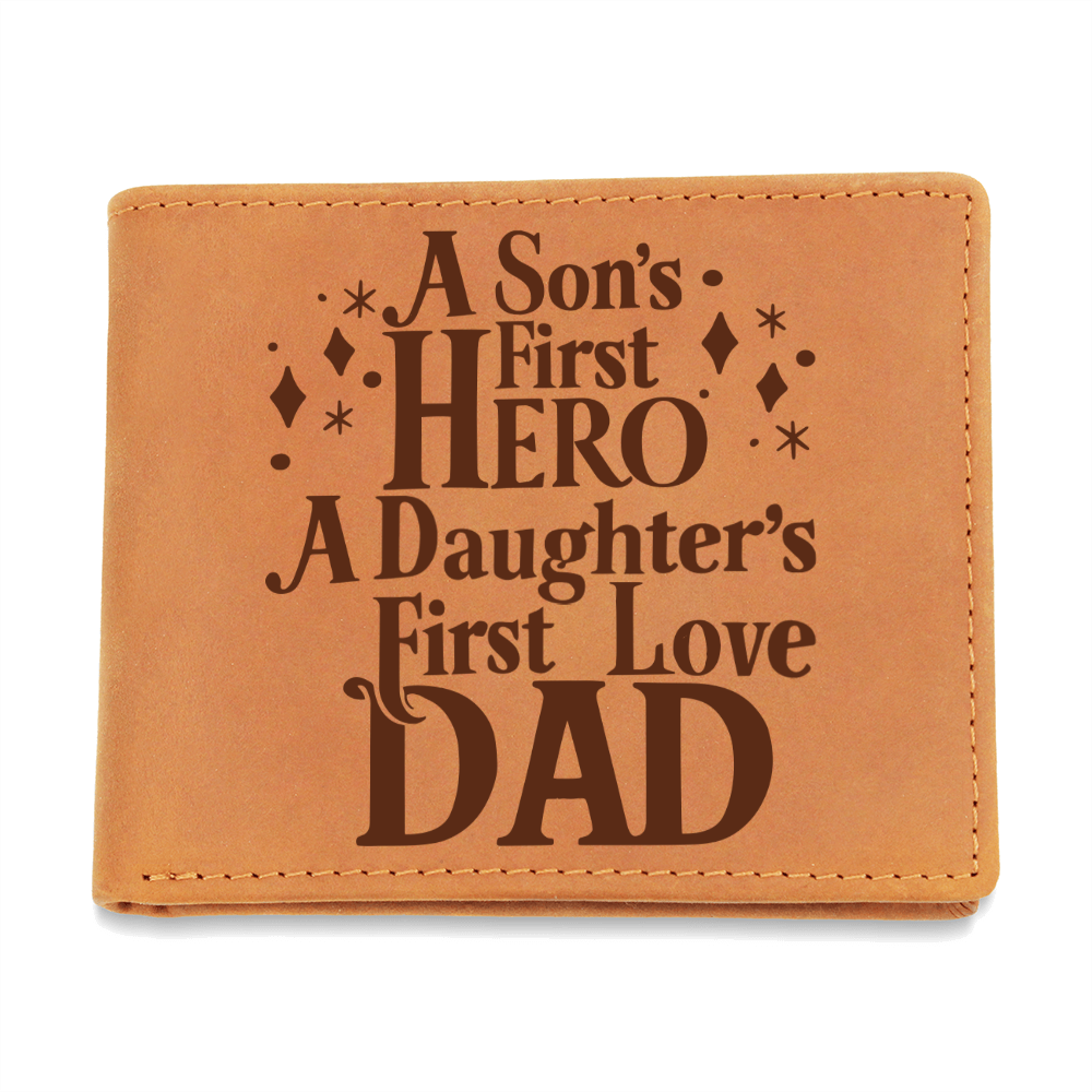 🗽Daughter's First Love/Son's First Hero - Leather Wallet
