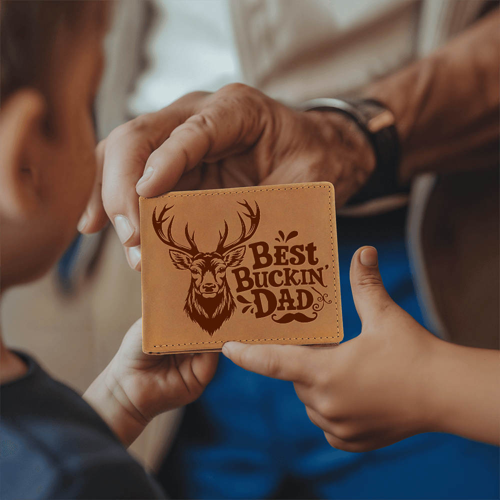 🗽Best Buckin' Dad - Leather Wallet