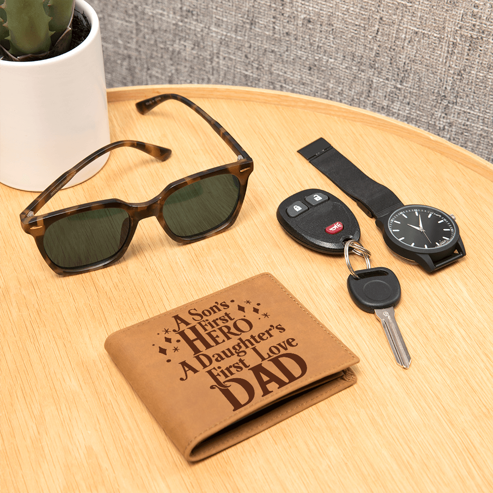🗽Daughter's First Love/Son's First Hero - Leather Wallet