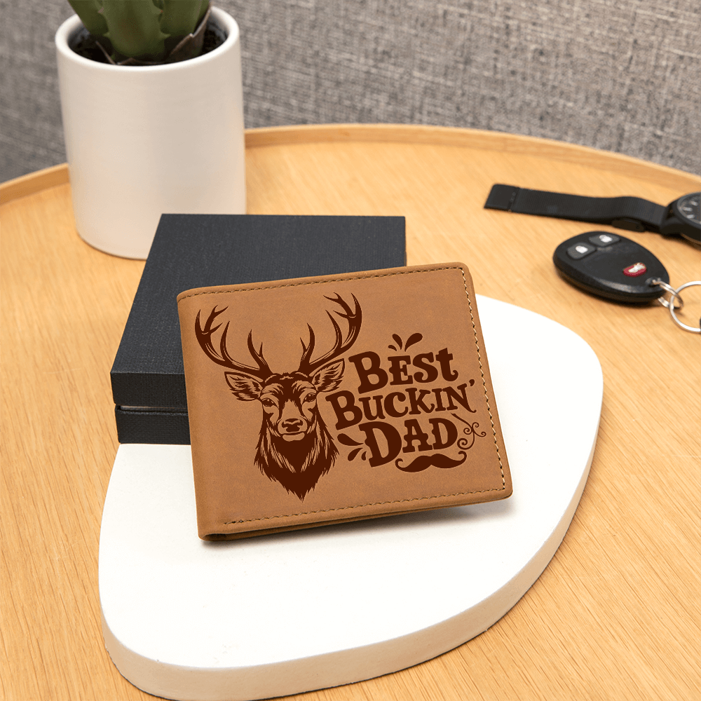 🗽Best Buckin' Dad - Leather Wallet