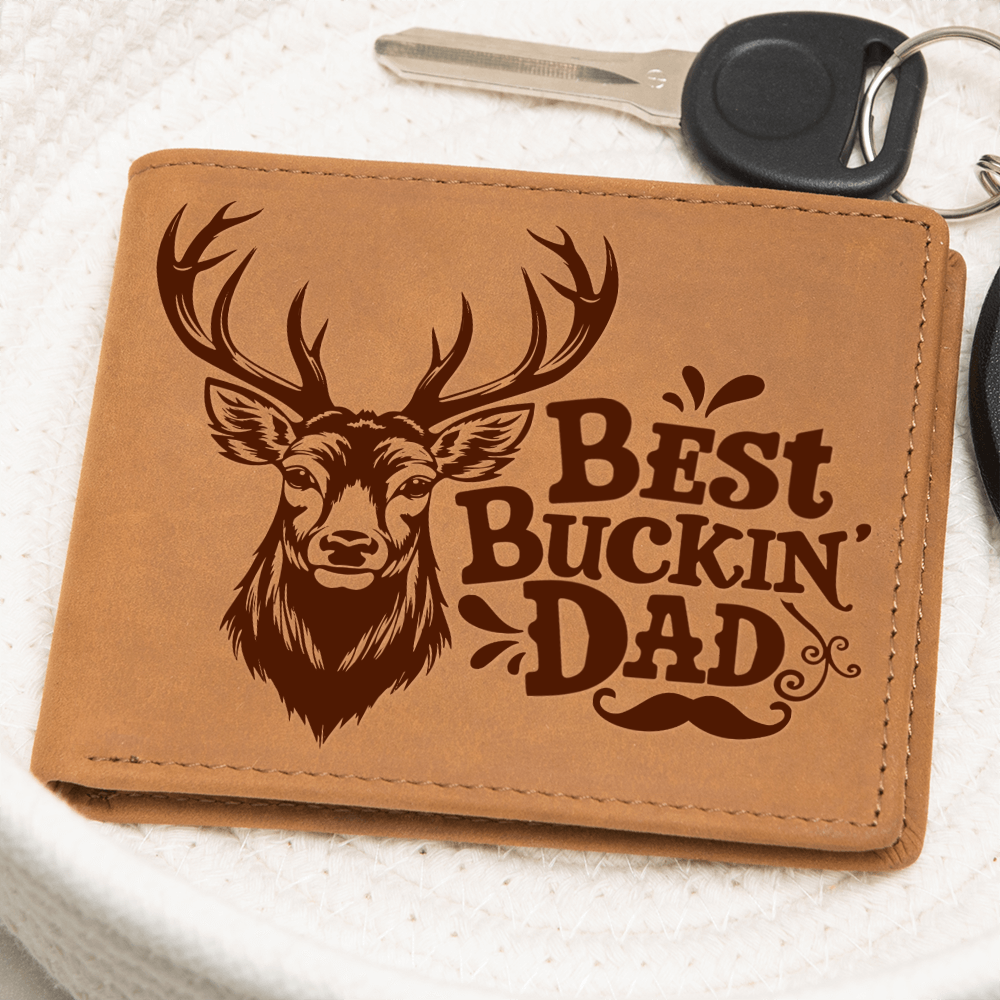 🗽Best Buckin' Dad - Leather Wallet
