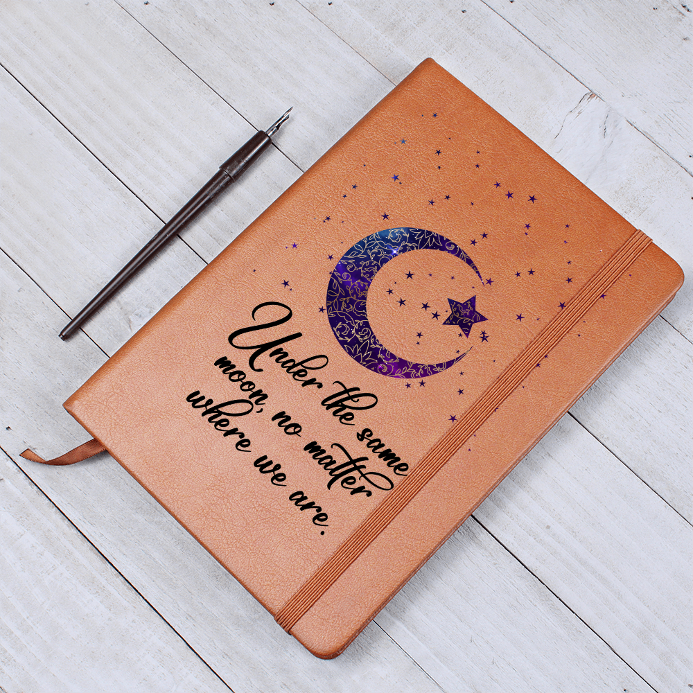🗽"Under The Same Moon" - Leather Journal