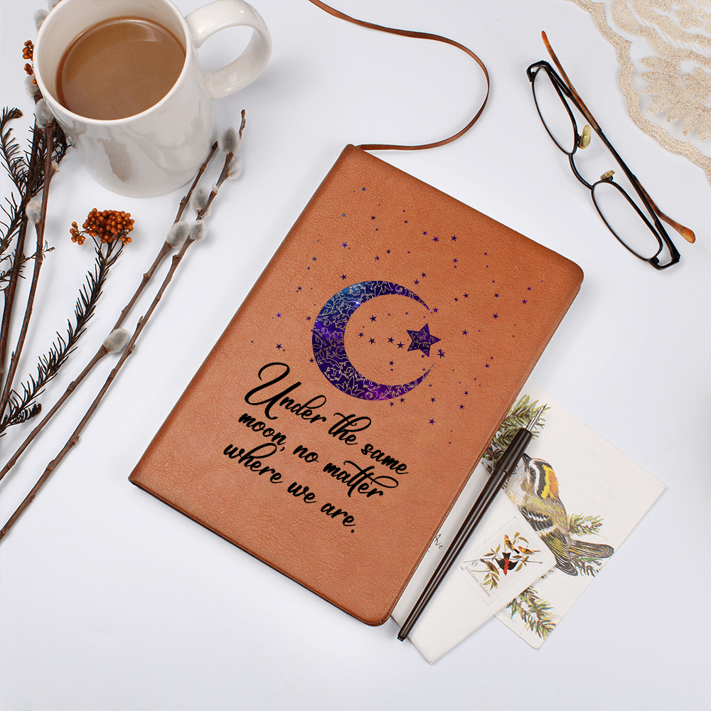 🗽"Under The Same Moon" - Leather Journal