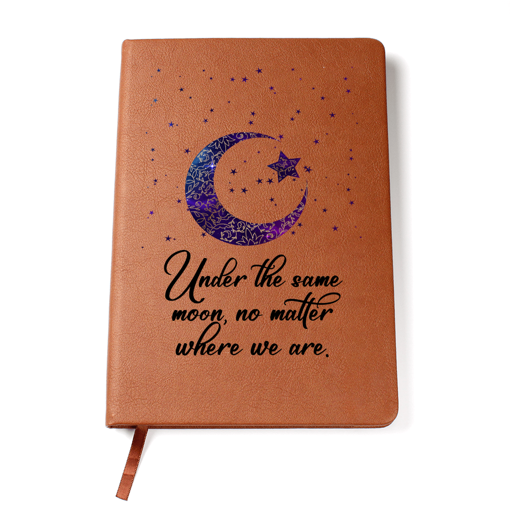 🗽"Under The Same Moon" - Leather Journal