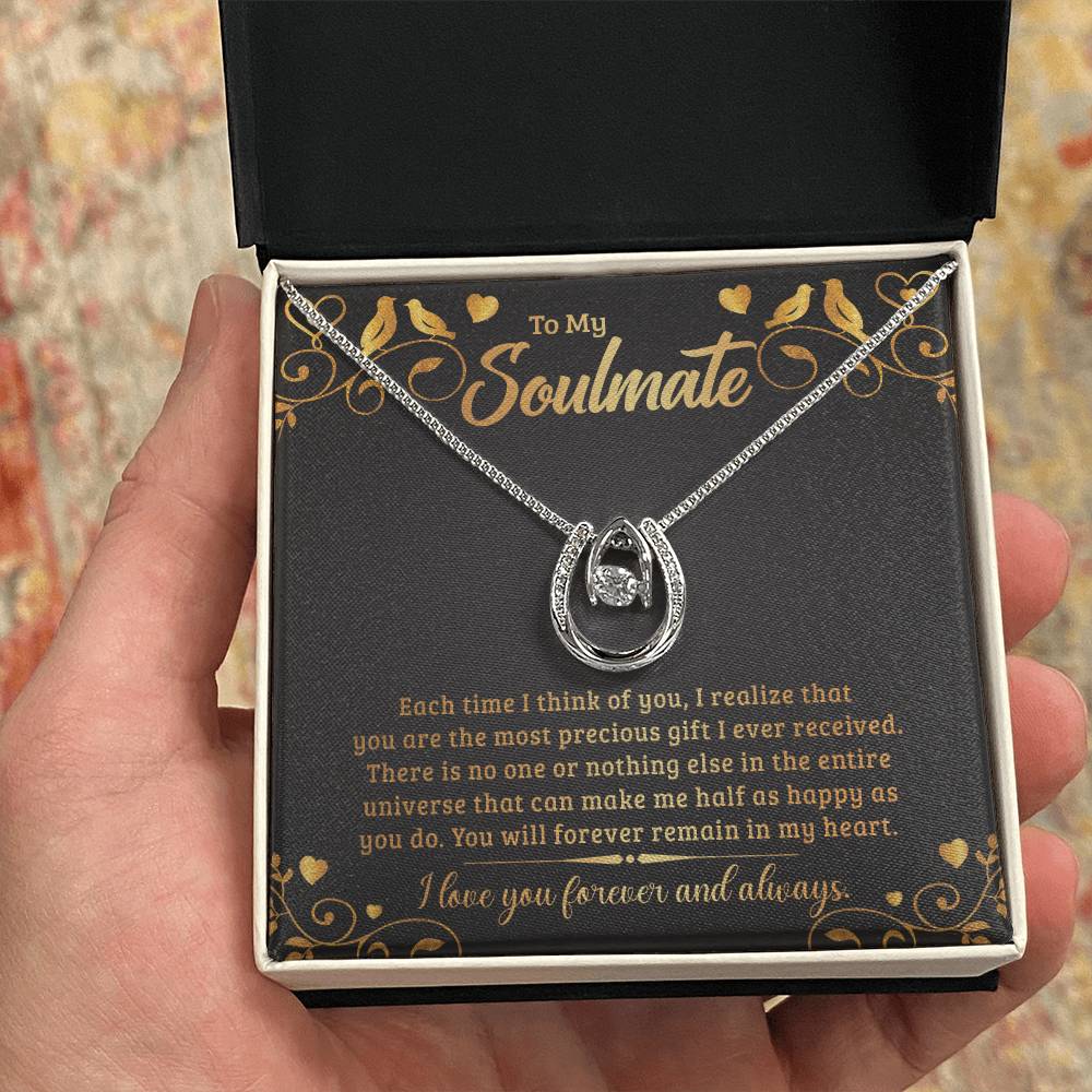 🗽To My Soulmate - "Forever Remain In My Heart" - Luck in Love Necklace