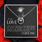 🗽To My Love - "I Fell In Love" - Lucky In Love Necklace