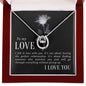 🗽To My Love - "I Fell In Love" - Lucky In Love Necklace