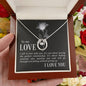 🗽To My Love - "I Fell In Love" - Lucky In Love Necklace