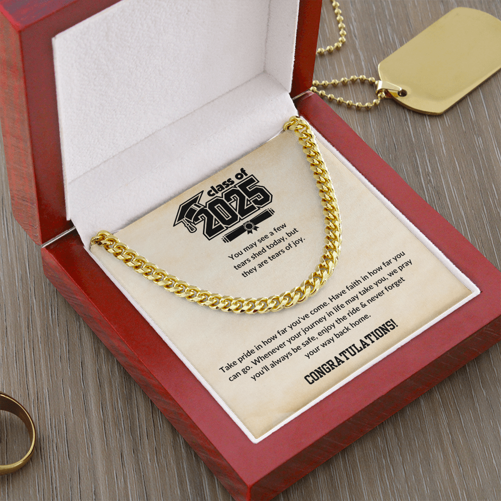 🗽Class of 2025 - Men's Cuban Link Chain