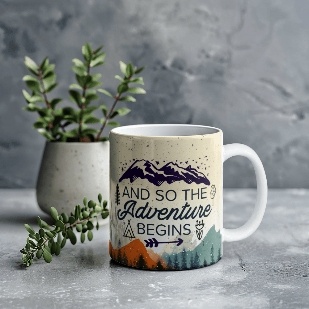 🗽And So The Adventure Begins - Mugs