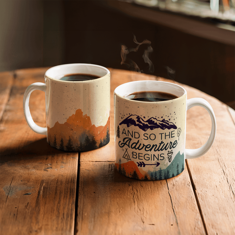 🗽And So The Adventure Begins - Mugs