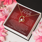 🗽To My Beautiful Wife - "I Love You Forever" - Forever Love Necklace