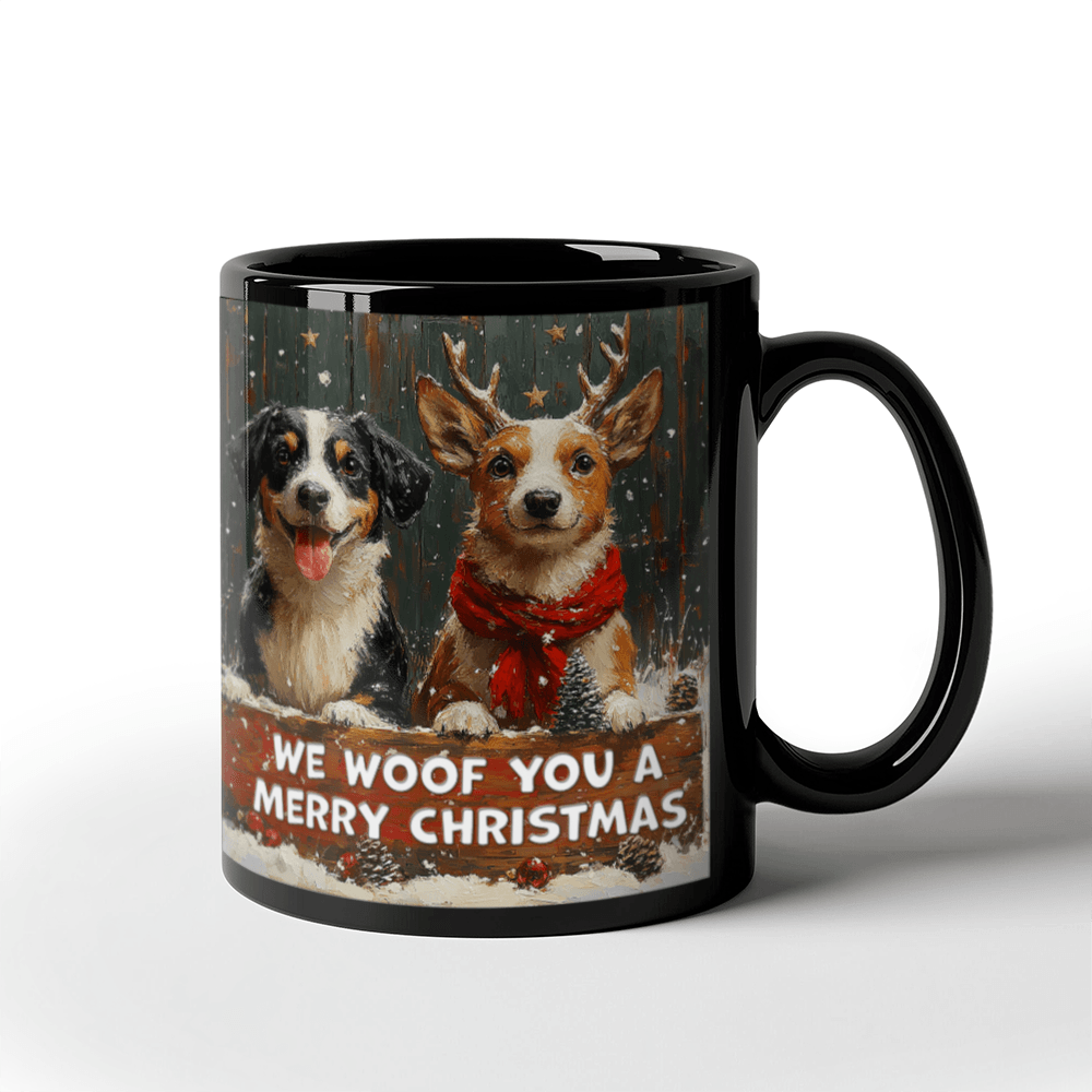🗽We Woof You A Merry Christmas - Mug