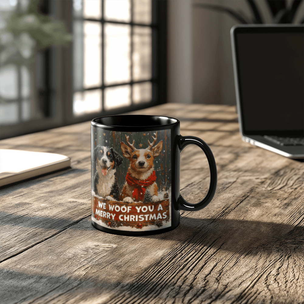 🗽We Woof You A Merry Christmas - Mug