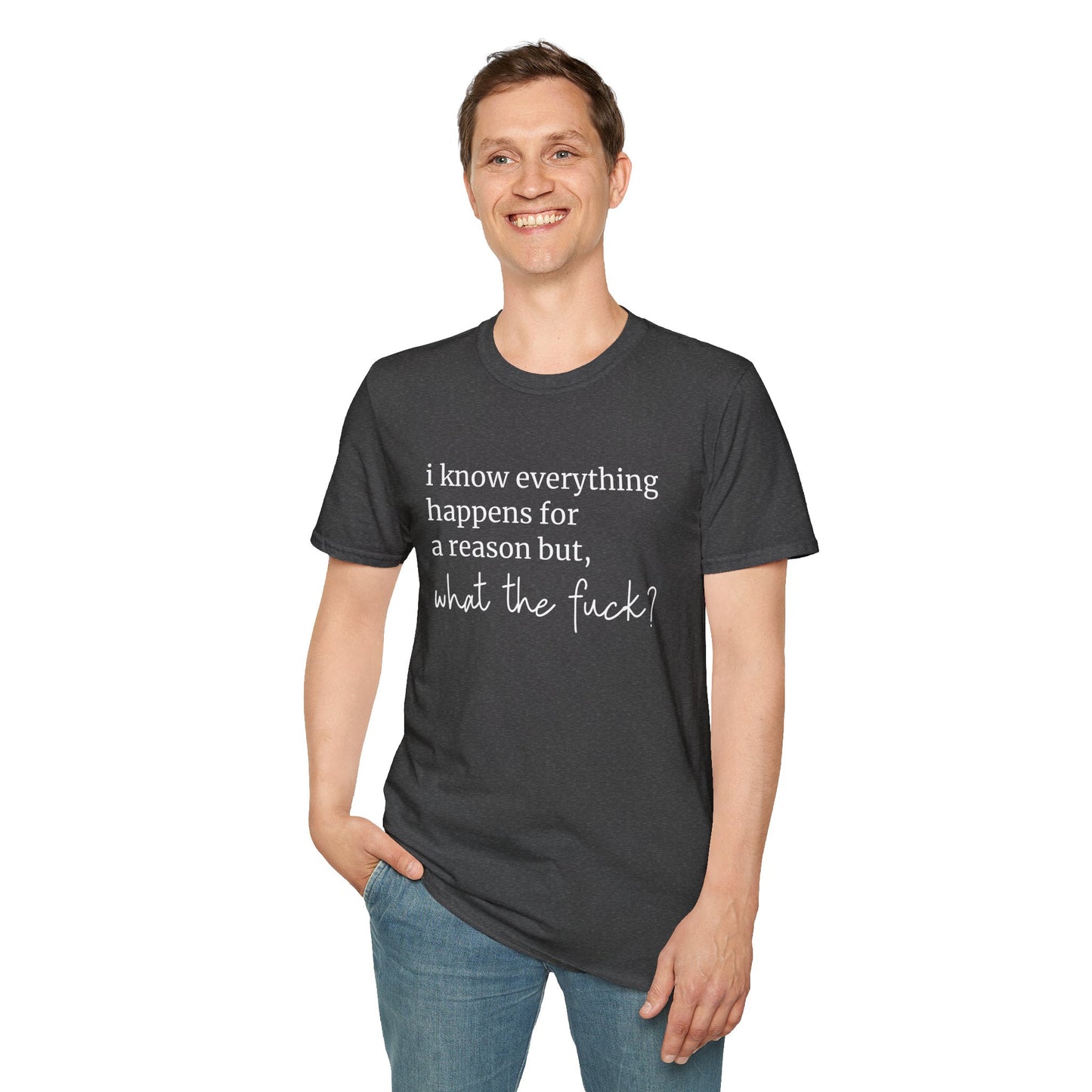 What the Fuck?! - Unisex Softstyle Cotton T-Shirt
