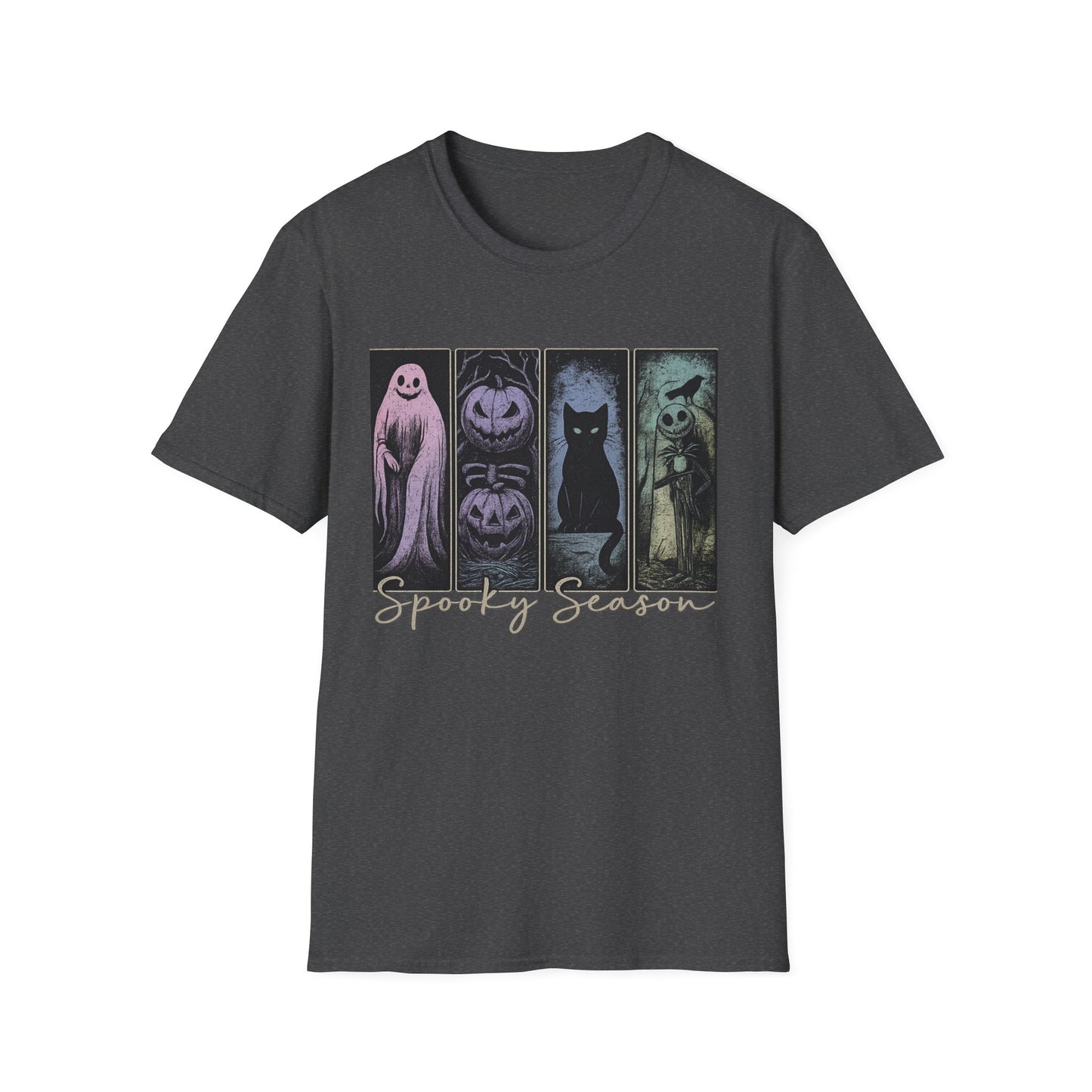'Spooky Season' Print T-Shirt - Halloween Unisex Softstyle Tee