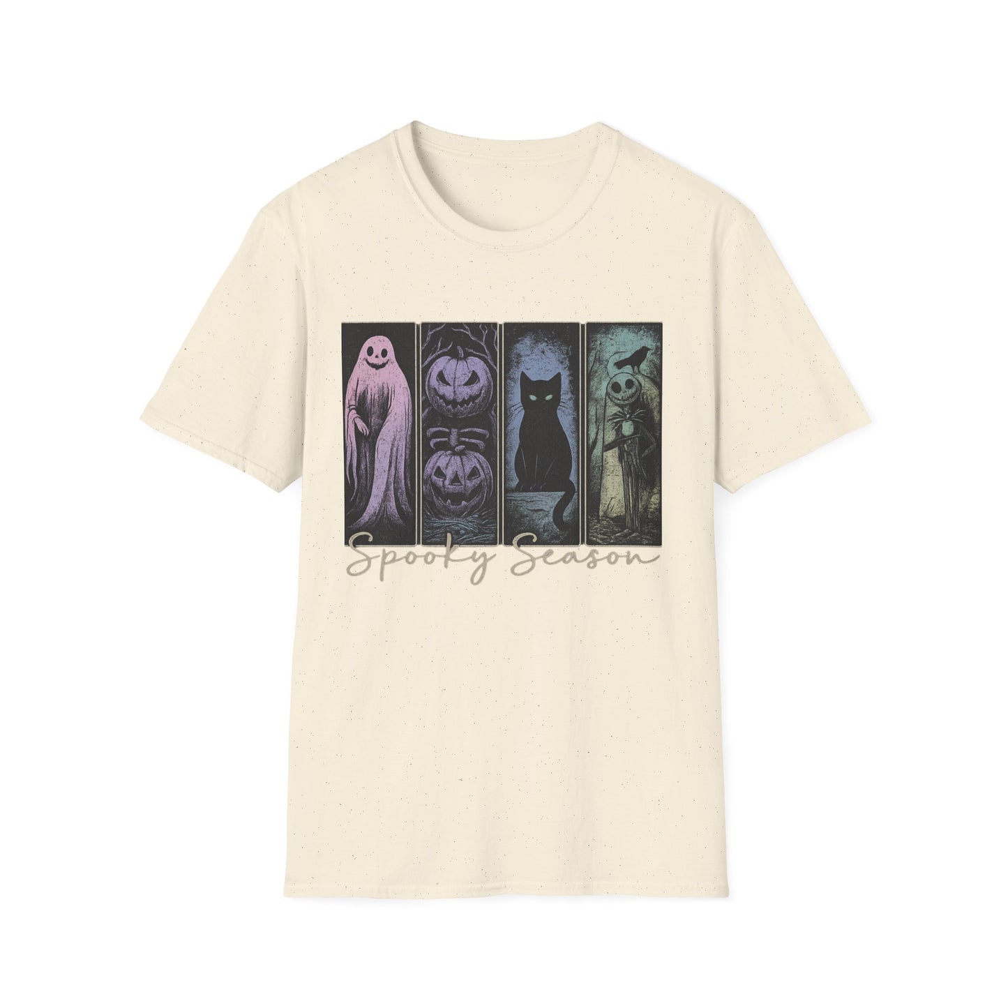 'Spooky Season' Print T-Shirt - Halloween Unisex Softstyle Tee