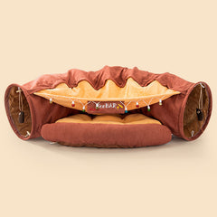 Hipipet Cat Tunnel for Indoor Cats | Collapsible, Washable Cat Bed and Play Tunnel