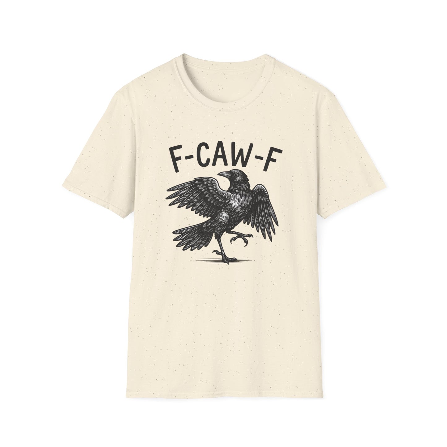 F-CAW-F Raven Unisex T-Shirt - Funny Bird Saying Naughty Words Tee