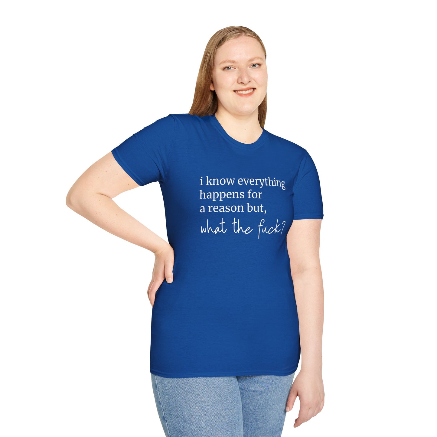 What the Fuck?! - Unisex Softstyle Cotton T-Shirt