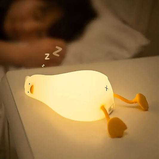 Duck Cartoon Sleeping Night Lamp