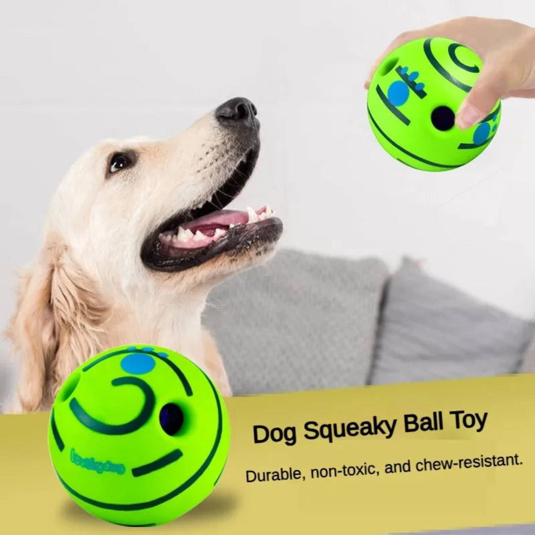 Dog Interactive Chew Ball