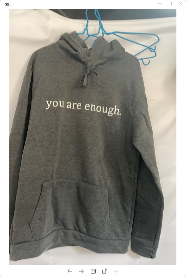 "You Are Enough" - Women Hoodie Pullover