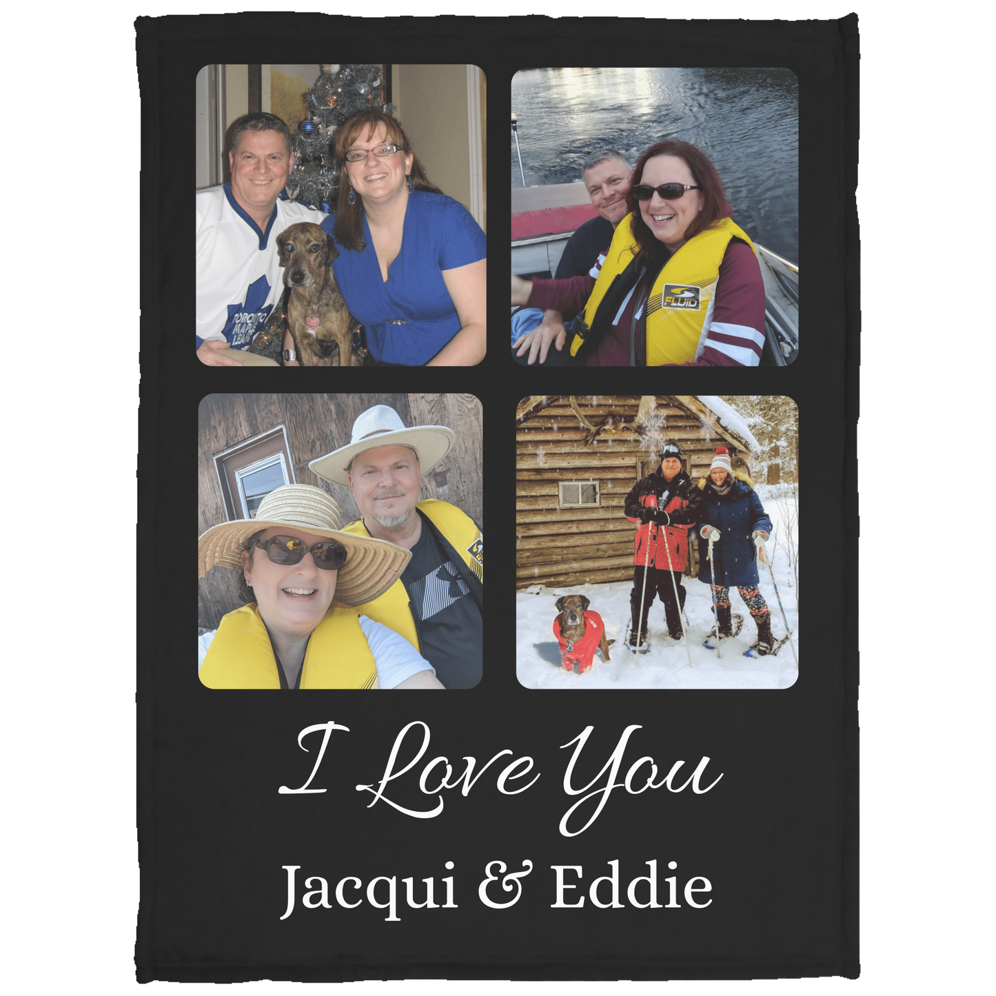 Personalized Couple Photo Blanket