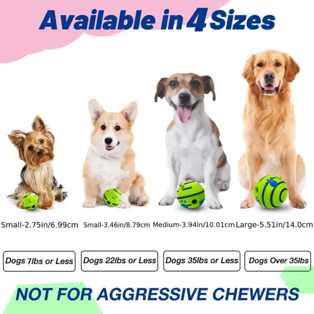 Dog Interactive Chew Ball