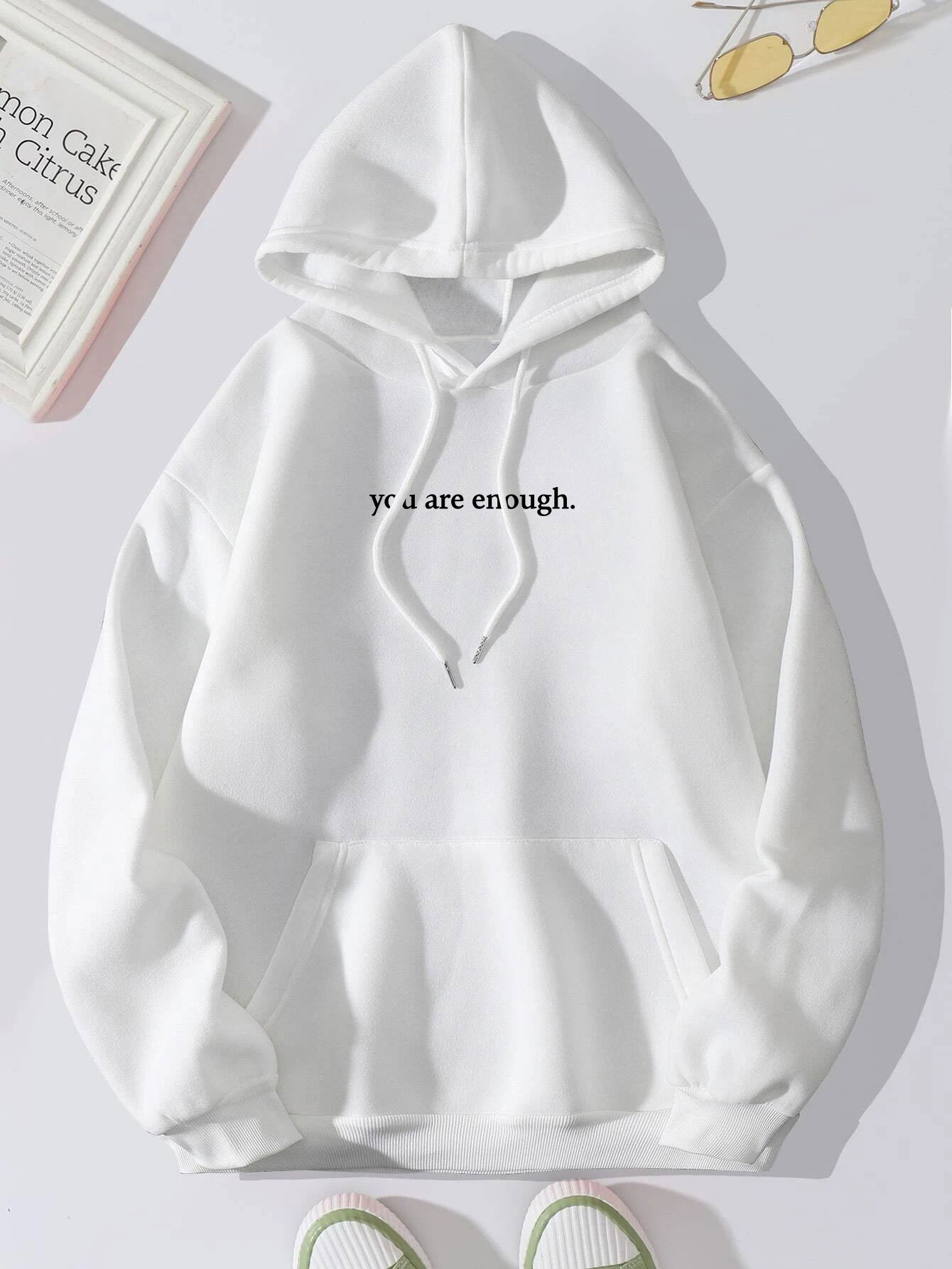 "You Are Enough" - Women Hoodie Pullover