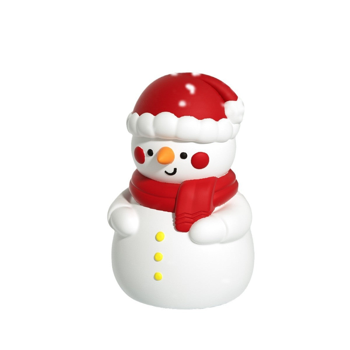 Snowman Night Light - Christmas Silicone Bedside Lamp
